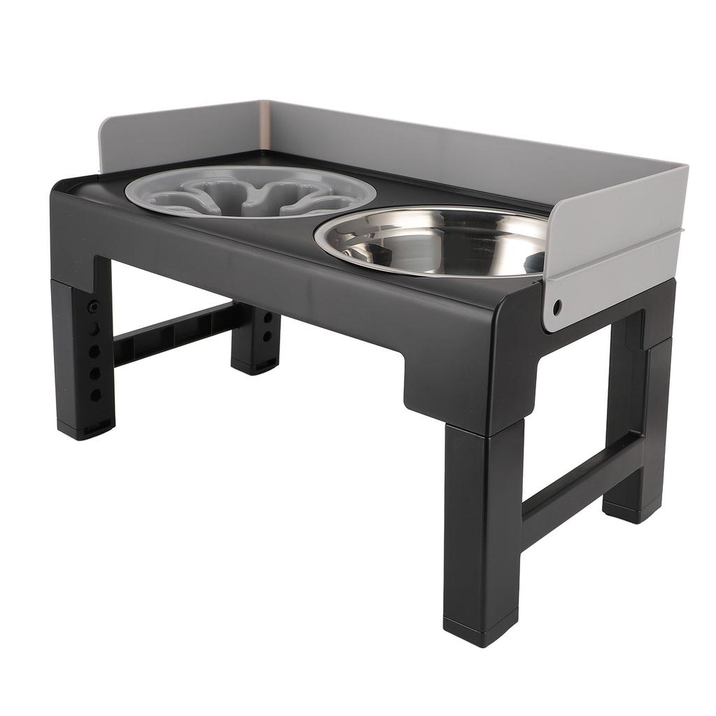 Поднятые миски для собак, устойчивые к загрязнениям, регулируемая подставка для мисок для собак, защита шеи, нескользящая кормушка для собак