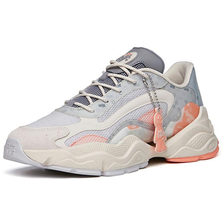 Anta Кроссовки женские Millennium Shock Absorbing Non-Slip Wear Resistance Lightweight Low Top Casual Shoes Gray 122228890-8