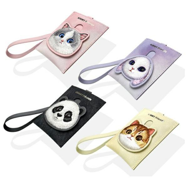 Nimmy Portfel Na Karty Fioletowy/Purple  Big Eyed Pet 2.0 Rabbit
