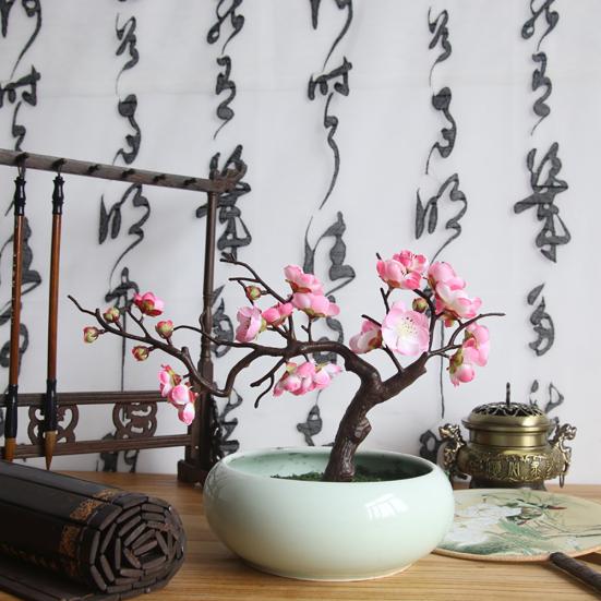 Искусственный цветок сливы, поддельный цветок, реквизит для фото, свадебный декор для дома, офиса, магазина