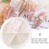 Nail Bead Ornament Multiple Styles DIY Imitation Pearl 3D Nail Art Charm Beads Manicure Decoration for Female