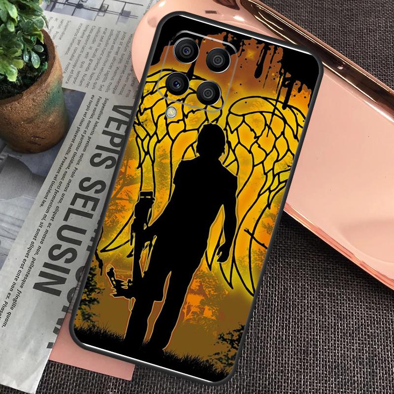 Чехол Daryl Dixon The Walking Dead для Samsung Galaxy M55 M15 M13 M23 M33 M53 M30s M31s M12 M32 M52 M20 M21 M51 M34 M54