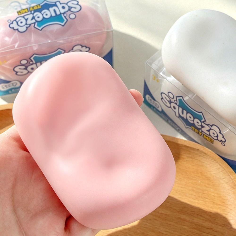 Filled Soft Soap Ball Squishy Handmade Crunchy Fidget Toy Creative Building Block Squishy Studen