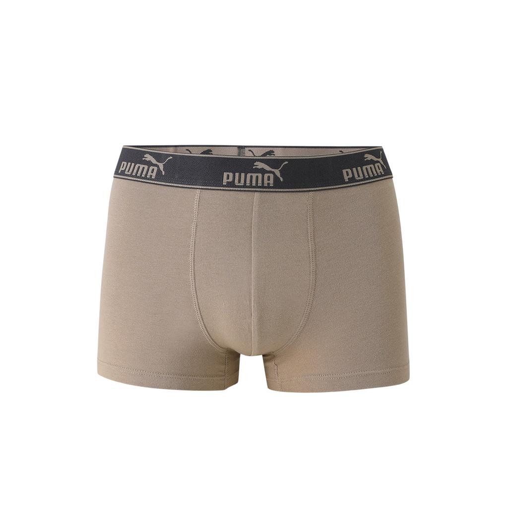 Puma Однотонные боксеры средней посадки, антибактериальные, спортивные, повседневные, дышащие, удобные, мужское нижнее белье, коричневые 701237600-03
