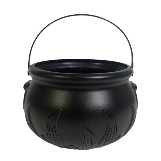 Ведерко для сладостей на Хэллоуин с ручкой, многофункциональный держатель для сладостей на Хэллоуин, ретро-котелок для сладостей для детей, выпрашивающих сладости