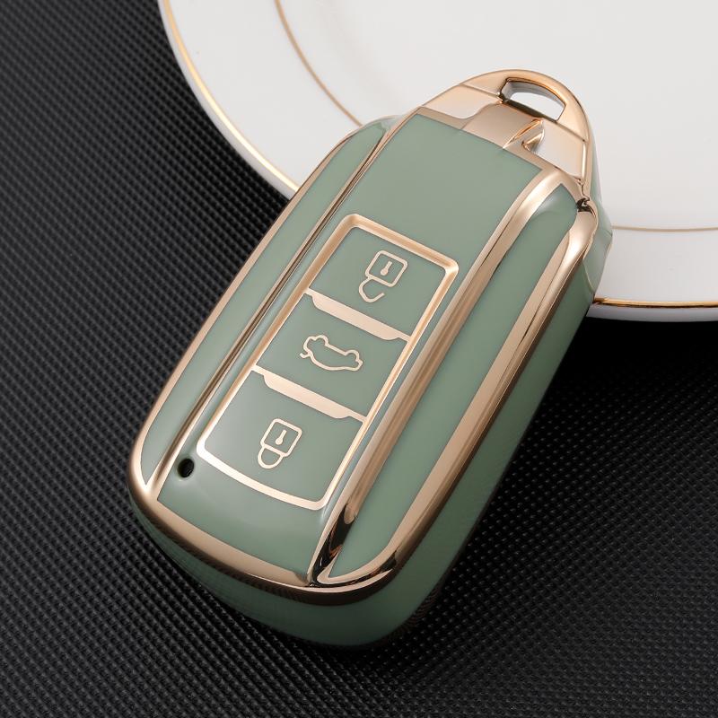 Premium Soft TPU Car Key Case Cover Shell for DongFeng AEOLUS FORTHING Fengon Key Rings Keychain Bag Factory Direct