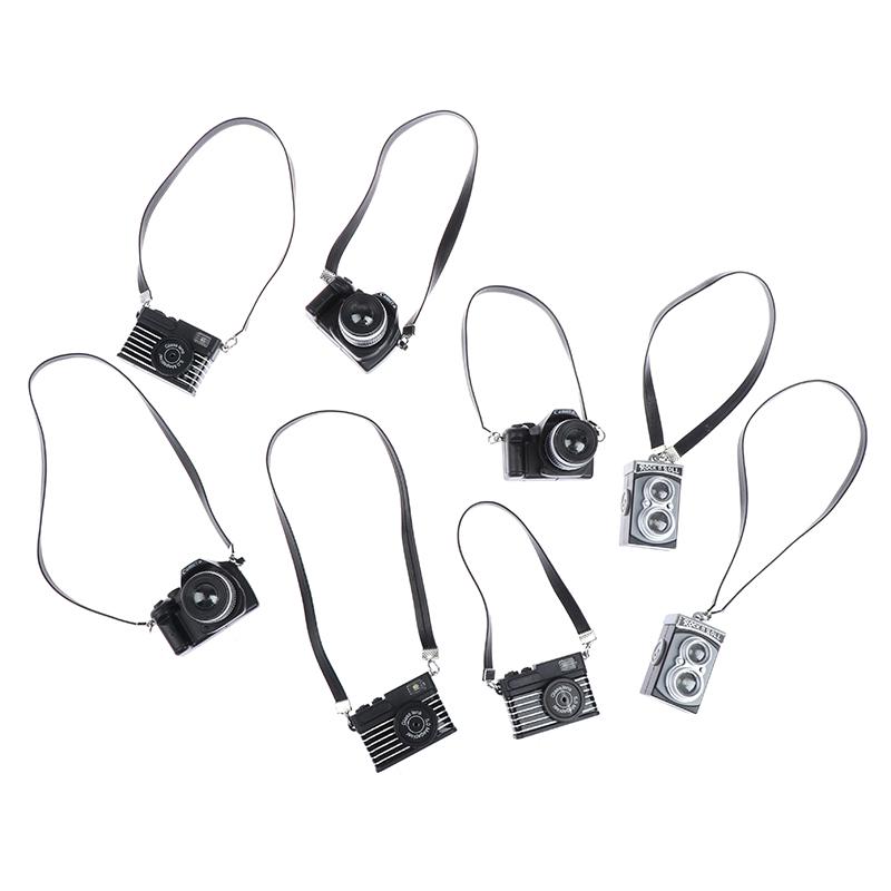 1:12 Dollhouse Miniature Mini Belt Camera Model Doll Accessories Decoration Toy