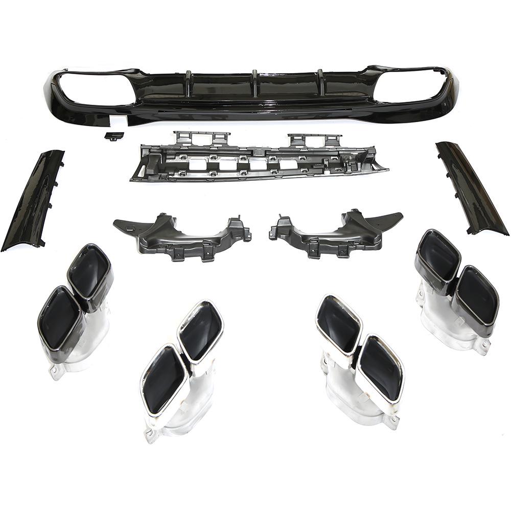 Mercedes-Benz S-Class W223 (21+) S63 Rear Diffuser Tailpipes - Quality Warranty
