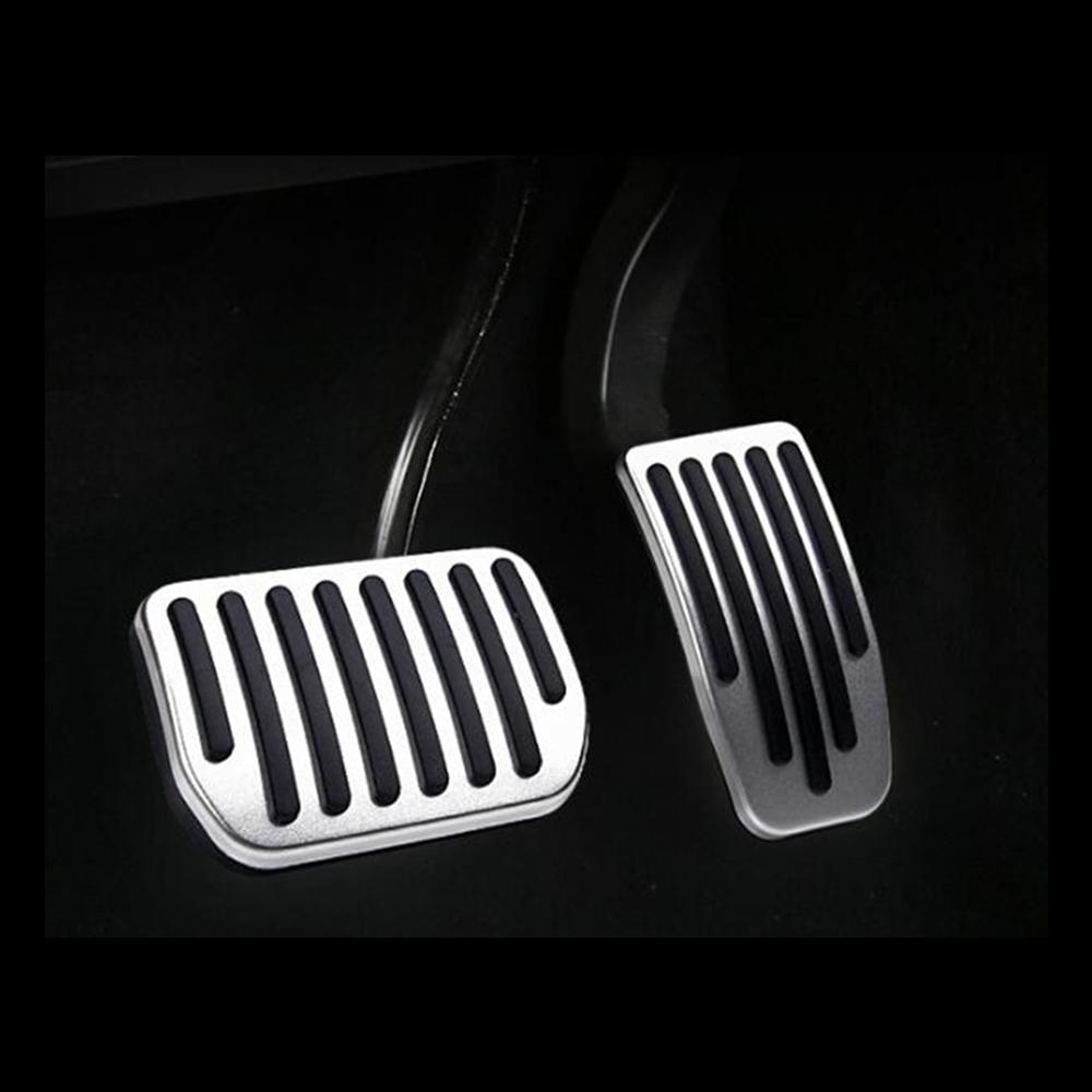 Противоскользящие накладки на педали из алюминия, противоскользящие крышки, аксессуары для Tesla Model 3