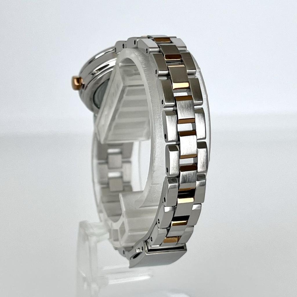 Полированный Seiko Lukia Excellent Pink S2388 [Рабочее состояние] Женские часы, Радиоуправляемые на солнечной батарее, Состояние, Циферблат, Золотой