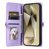For Samsung Galaxy S25 FE Leather Case with Wrist Strap Wallet Stand Phone Cover