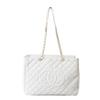 Women's Fashion Diamond Pattern Chain Tote Bag