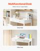 VEVOR Small Desk with Drawers, Kids Desk for Bedroom, Modern Simple Study Table for Drawing, Reading, Writing
