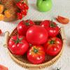 5pcs Mini Artificial Tomato Ornament Lifelike Fake Vegetables Props  Fruit Shop Decoration