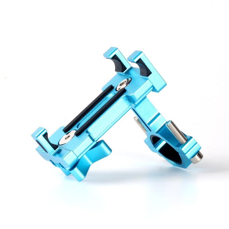 Мотоциклетный держатель для телефона из алюминиевого сплава, нескользящее крепление для велосипеда, GPS, универсальный зажим, аксессуары для велосипеда