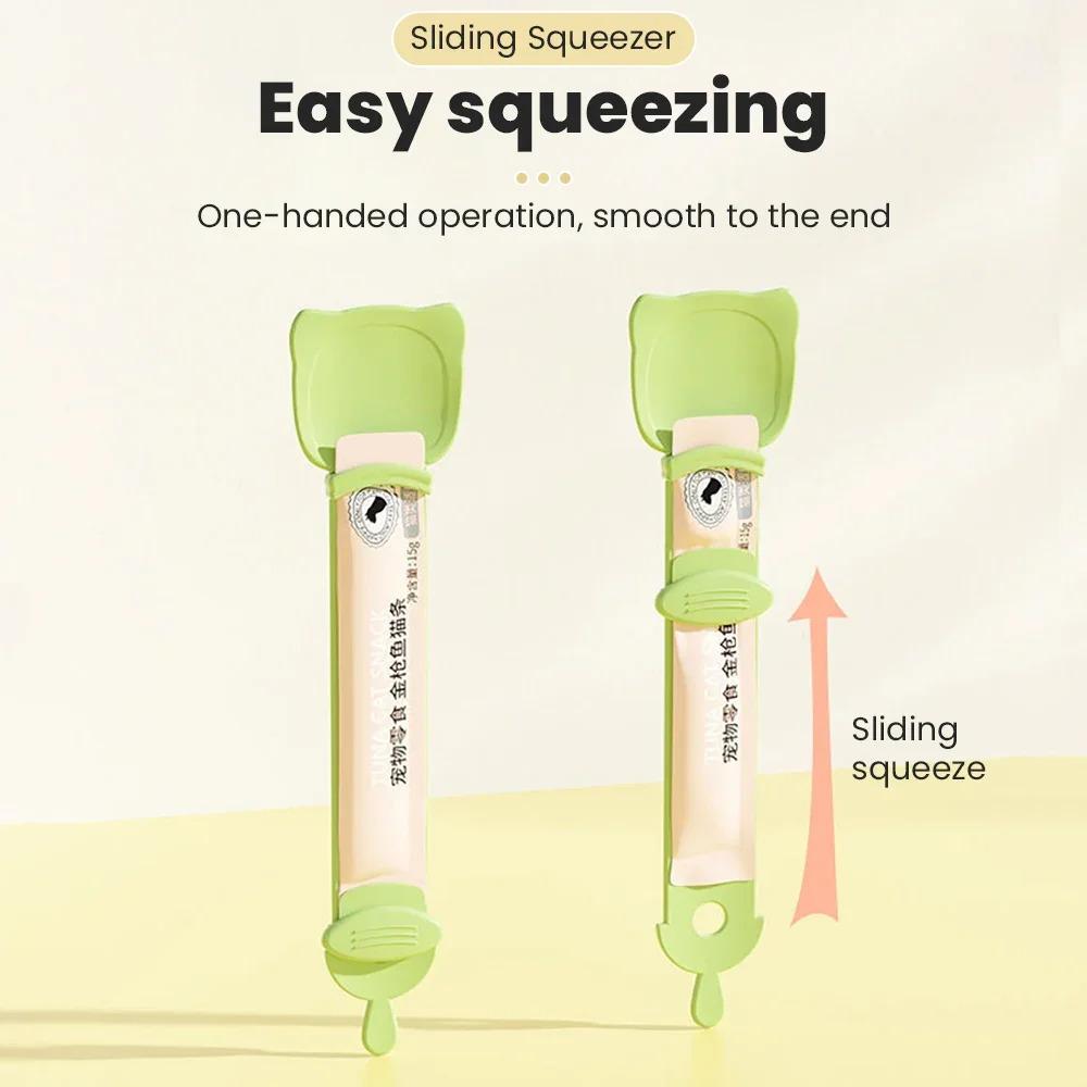 Ложка для кормления кошек, выдавливатель полосок для кошек, совок для кормления домашних животных, жидкая еда, выдавливатель, инструменты для домашних животных