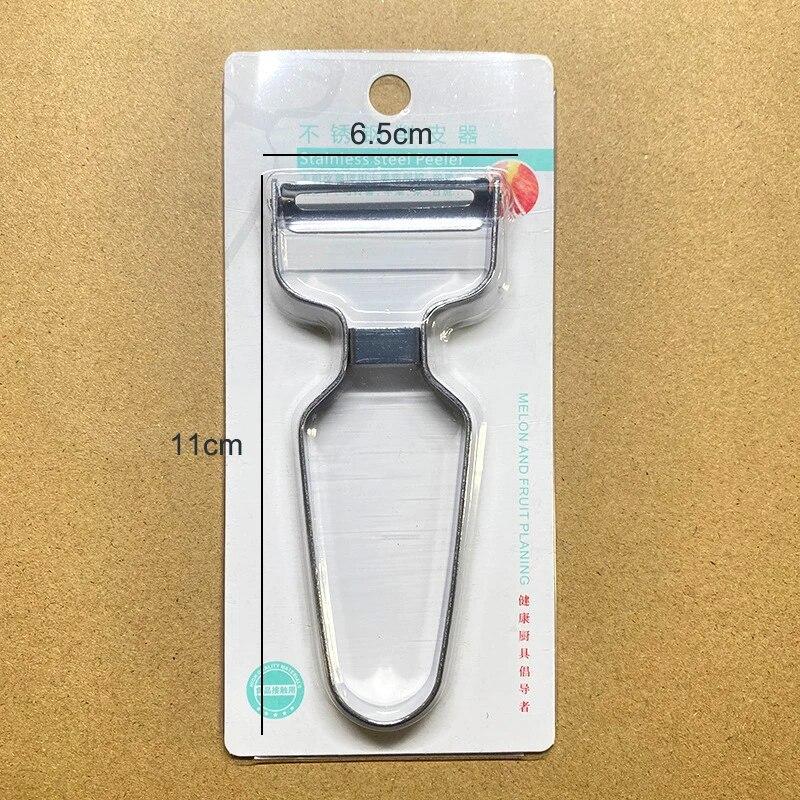 1 шт. Многофункциональная кухонная овощечистка из нержавеющей стали, инструменты для фруктового овощного салата, терка для картофеля, моркови, резак