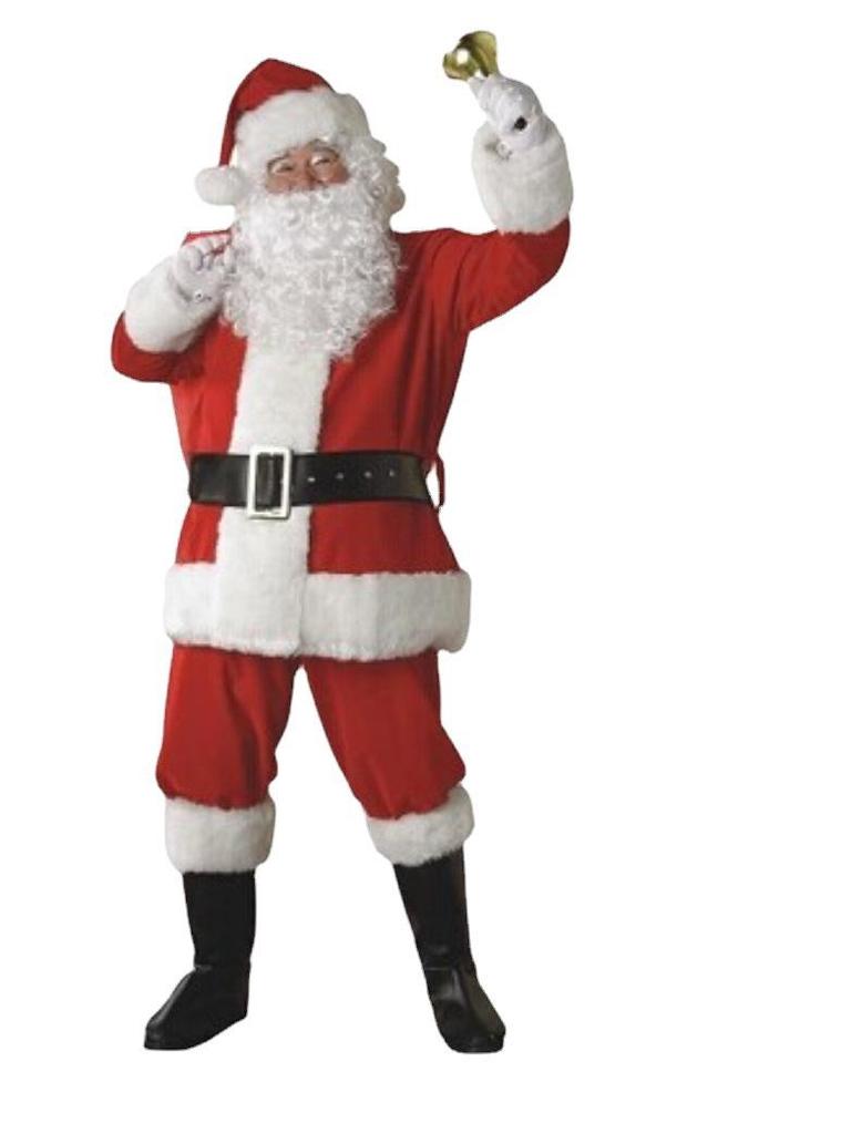 Комплект из парика и бороды Санта-Клауса - праздничный костюм и реквизит для Хэллоуина