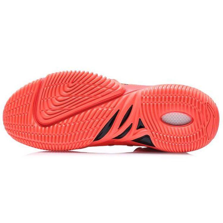 Li Ning Badfive 1 Модные Нескользящие Износостойкие Высокие Баскетбольные Кроссовки Мужские Неоновый Фруктовый Красный ABFQ015-3