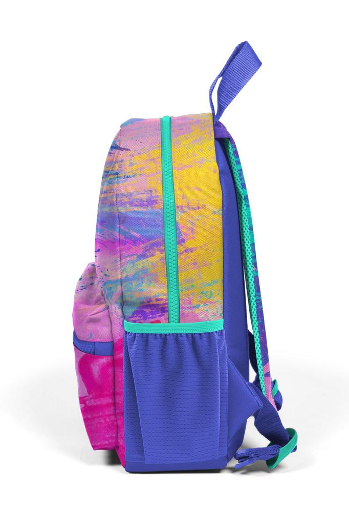 Рюкзак Minik Yuva с разноцветным рисунком аэрографа и двумя отделениями 23538
