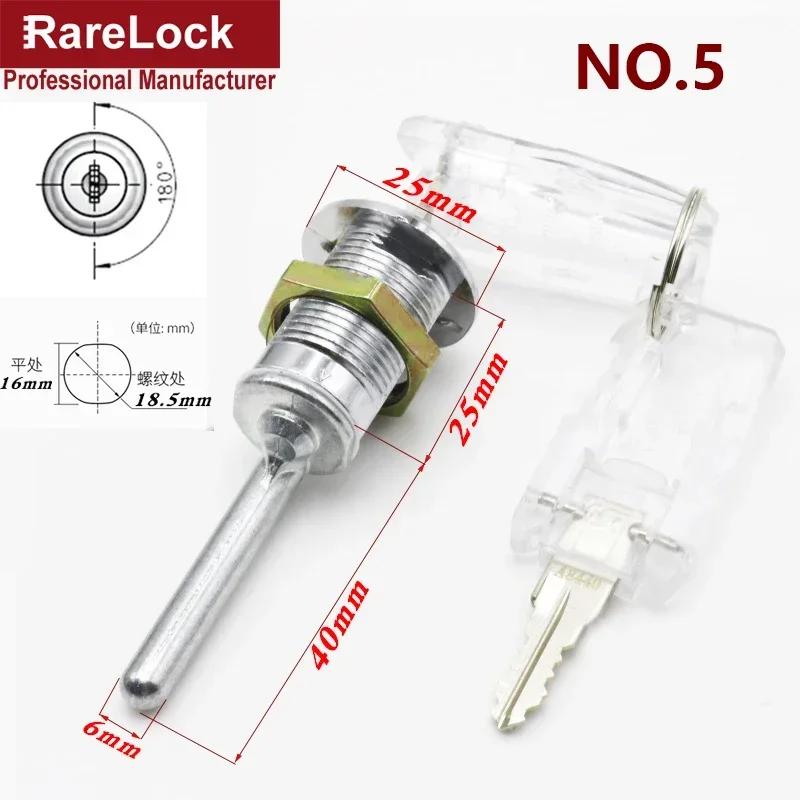 Cabinet Drawer Lock with 2 Keys Keyed Different for Door Mailbox Cabinet Box Furniture Hardware Rarelock MMS352 G1