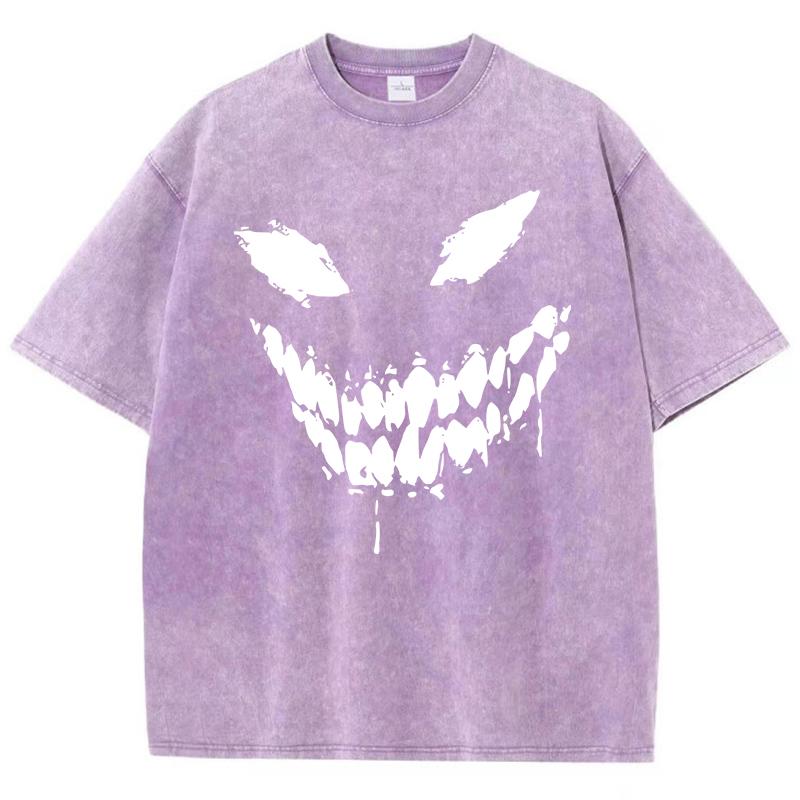 Принт с узором лица Венома Футболка с принтом Мужская модная футболка с узором Дизайн Футболка Харадзюку Хлопок премиум-класса