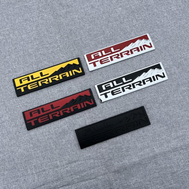 Suitable pickup truck ALL TERRAIN logo, car modification sticker, off-road pickup metal sticker