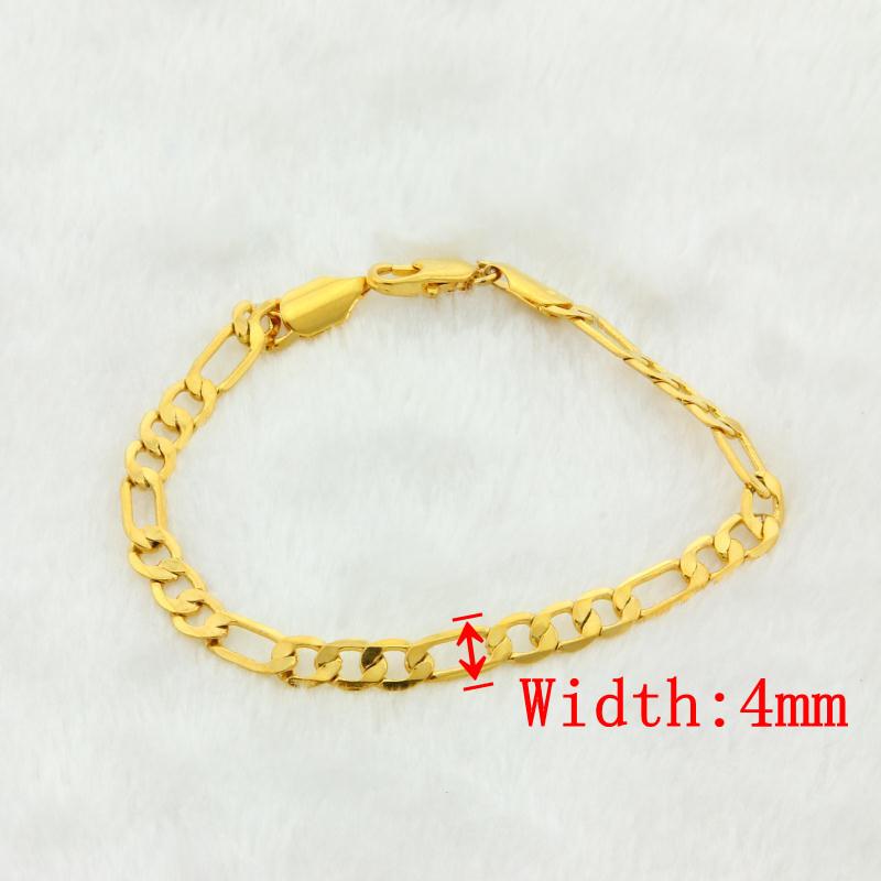 24k Plating Gold Bracelet Ferrero 6mm20cm Bracelet For Women & Men Wedding Party Jewelry Gifts