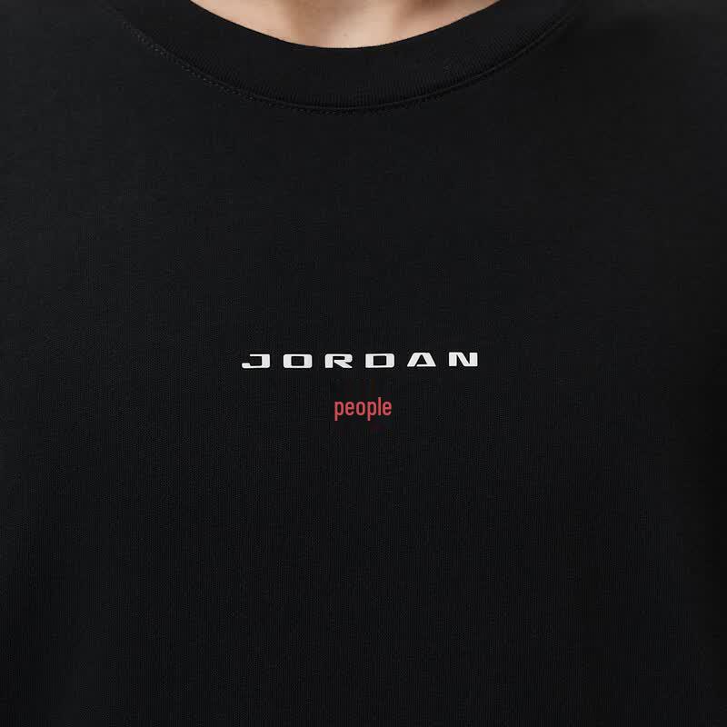 Jordan Мужская вязаная футболка с круглым вырезом