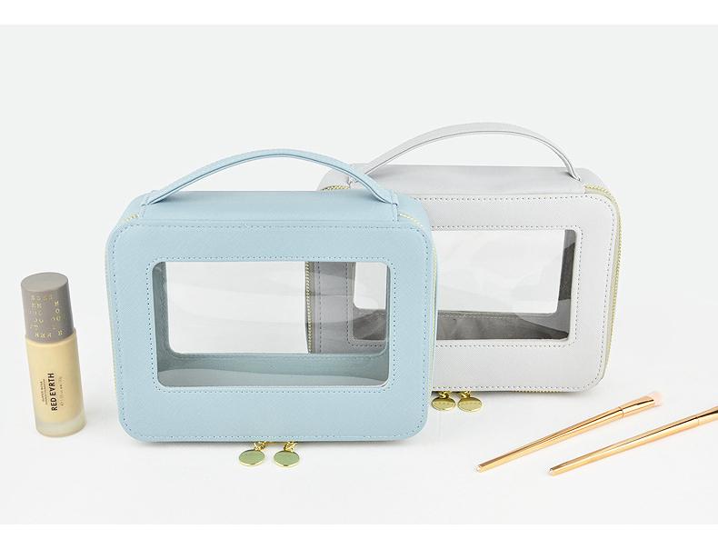 Роскошная прозрачная дорожная косметичка - высококачественный органайзер для косметики из ПВХ