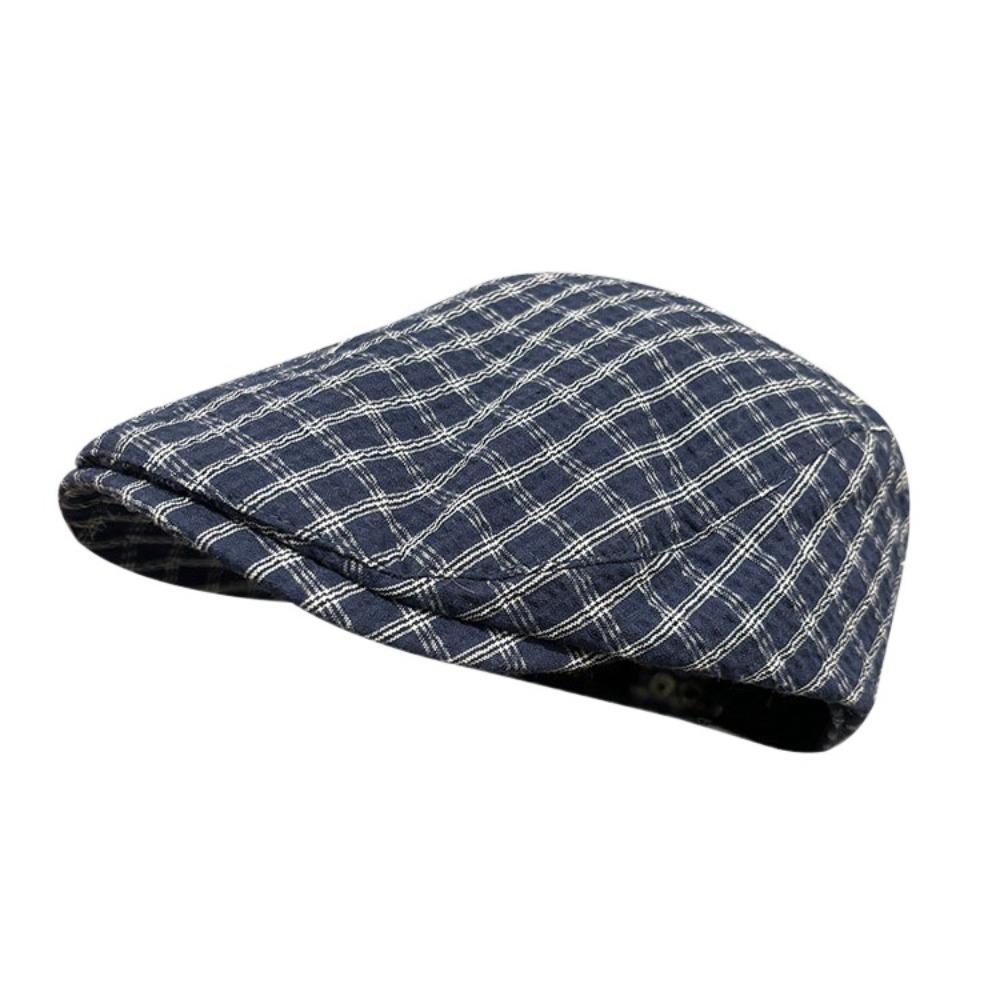 Кепки газетчика в стиле Y2k, корейская шляпа художника, ретро клетчатые береты, для улицы