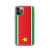 Coque iPhone - Guadeloupe - Drapeau - Souple - Multicolore - TPU Transparent