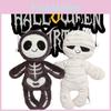 Новая плюшевая игрушка-кукла скелет и мумия на Хэллоуин, брелок, доступен индивидуальный логотип для оптовой продажи