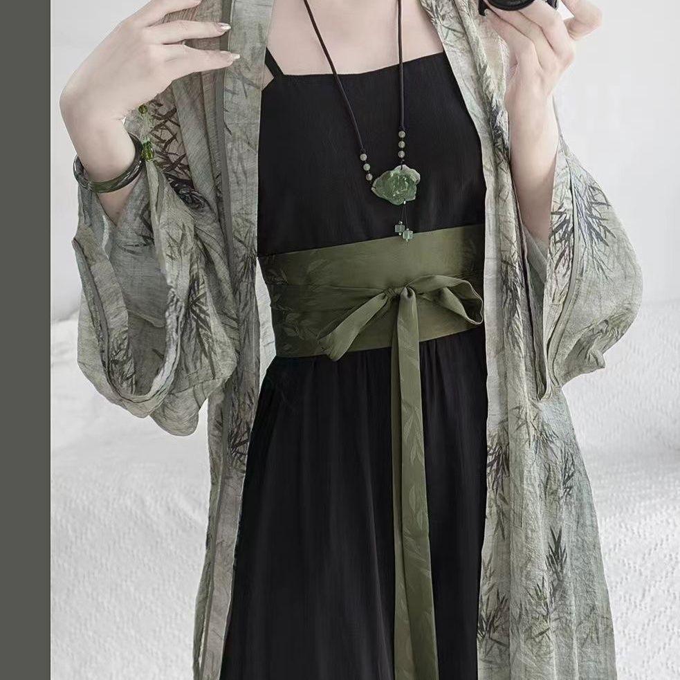 Китайский стиль династии Сун, женский повседневный костюм Hanfu, элемент Han, женская одежда