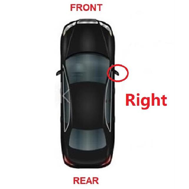 Для VW Passat B7 2011 2012 2013 2014 2015 автомобильное Стайлинг новое зеркало задней двери стекло