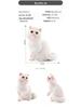 Ракушечная фигурка кота: Реалистичная модель игрушки котенка