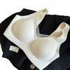 Skin-friendly warm muscle seamless underwear women gather and close secondary breasts, pull anti-sagging wide shoulders, no steel ring bra