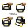 Waterproof Portable LED Flood Lights Work Light for Outdoor Camping Hiking Not Included Battery