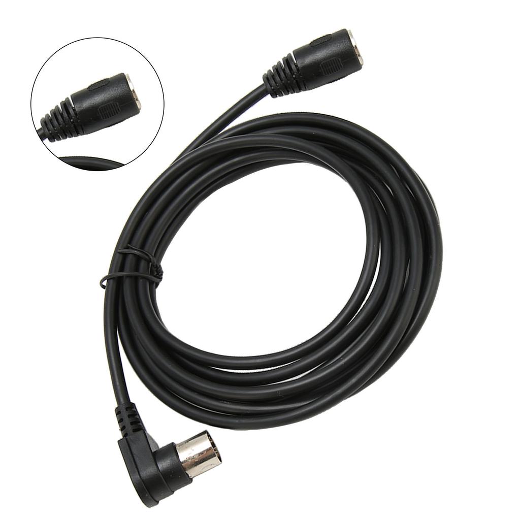 90-градусный удлинительный кабель MIDI Din 5-контактный кабель-адаптер DIN Male-Female для MIDI-клавиатуры