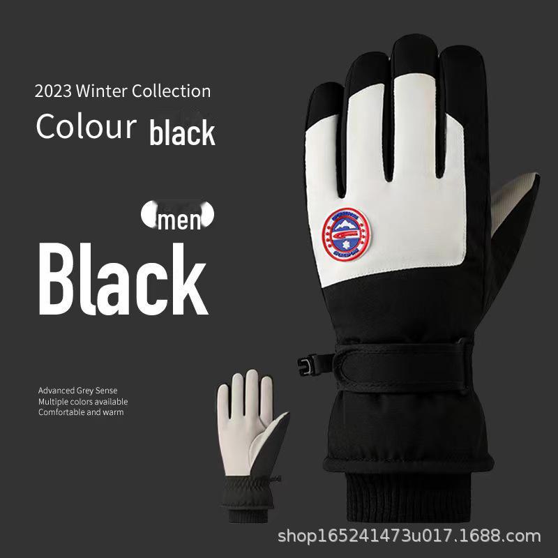 Зимние термоперчатки унисекс: Утепленный, водонепроницаемый, ветрозащитный, нескользящий, идеально подходит для катания на лыжах и велосипеде
