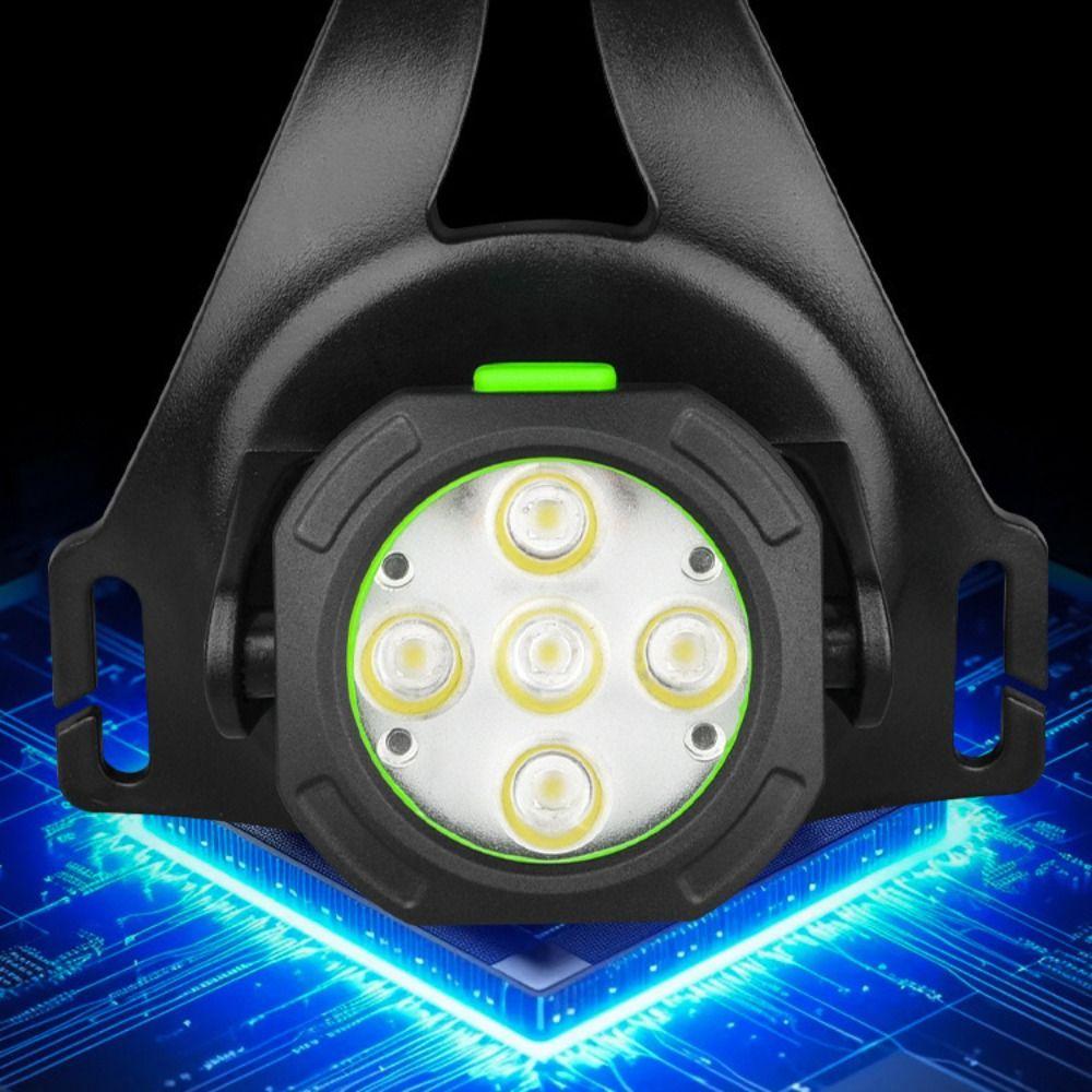 Rechargeable Night Running Light 3 Modes Outdoor Exercise Light LED Cycling Chest Light  Camping
