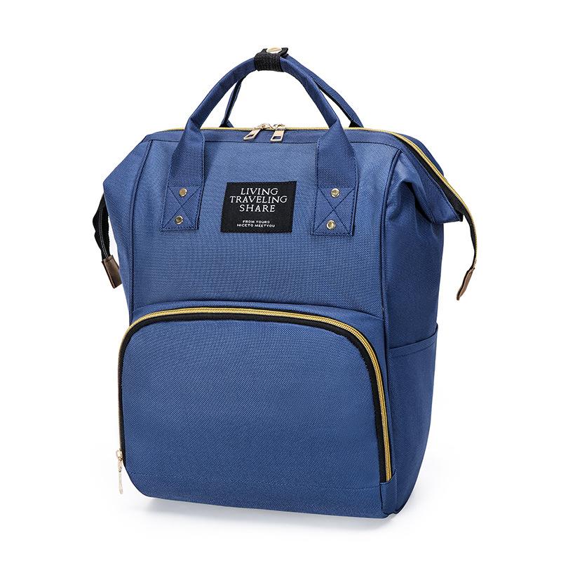 Women's Fashion Mommy Bag Double Shoulder Bag Handheld Mother Baby Bag Nylon Backpack Multi Functional Diaper Bag Urban Fashion Trend Mom Bag