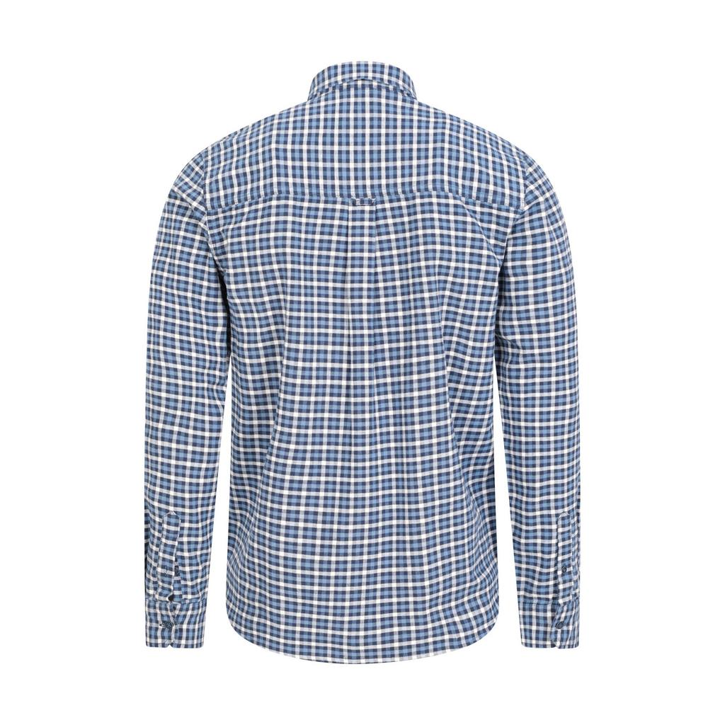 Mountain Warehouse Mens Driftwood Checked Organic Shirt