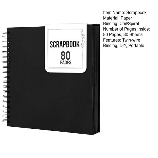 8/10-дюймовый альбом для фотографий, 80 страниц, спиральный переплет, твердый переплет, спираль, свадьба, путешествие, детский праздник, дети, семья, годовщина, фотоальбом