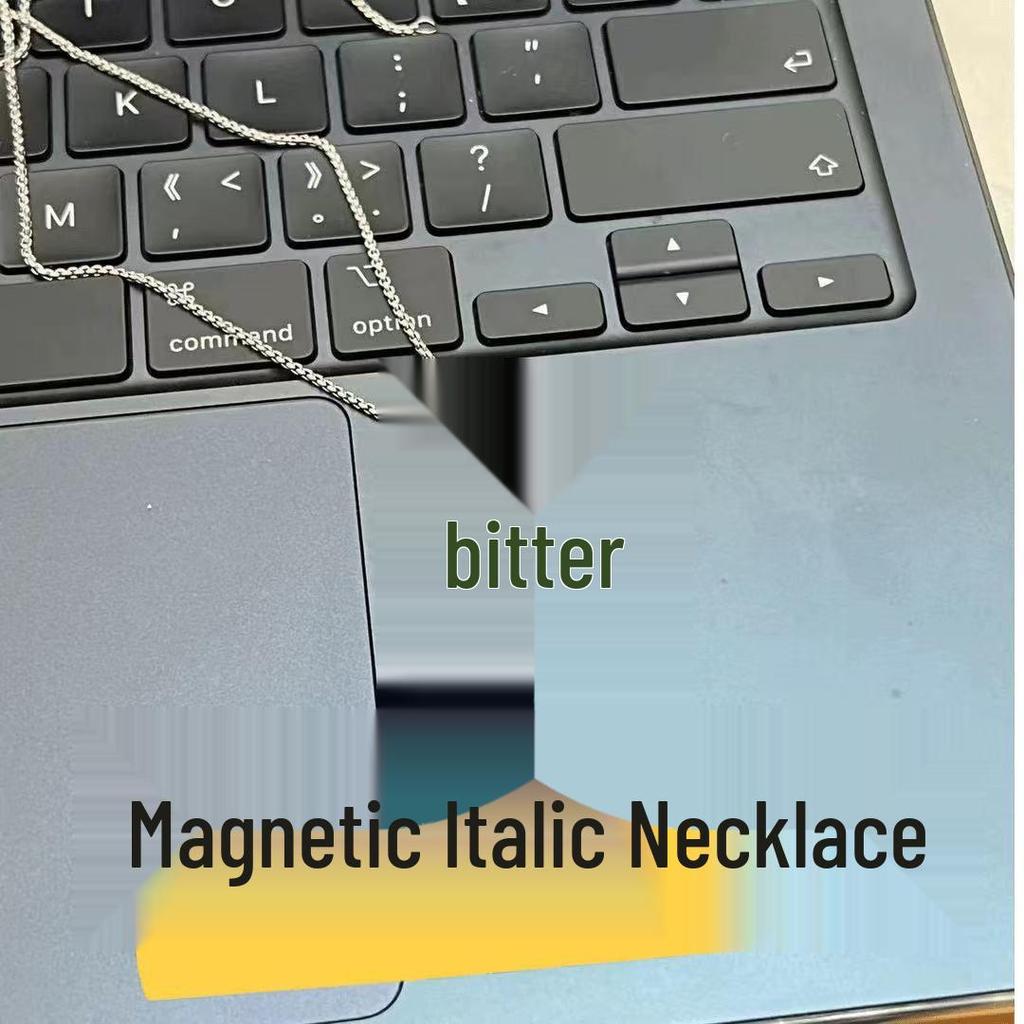 Men's Trendy Letter Necklace: Versatile Light Luxury Cuban Chain Choker