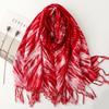 New Fashion Luxury Women Viscose Scarf Summer Winter Shawl Cotton Linen Feeling Designer Tassel Muslim Hijab Wrap Turban