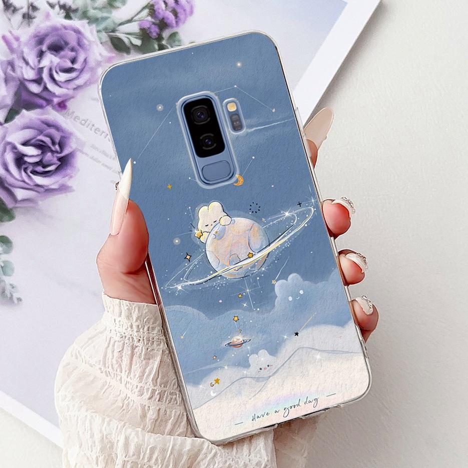 Чехол для Samsung Galaxy S9 SM-G960F Милый Кот Расписной Чехол Мягкий Тонкий Чехол для Телефона Для Samsung S9 Plus S 9 Galaxy S9+ SM-G965F Сумки