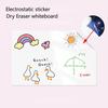 Electrostatic Whiteboard Sticker Removable Erasable Whiteboard Teaching Graffiti Drawing Board