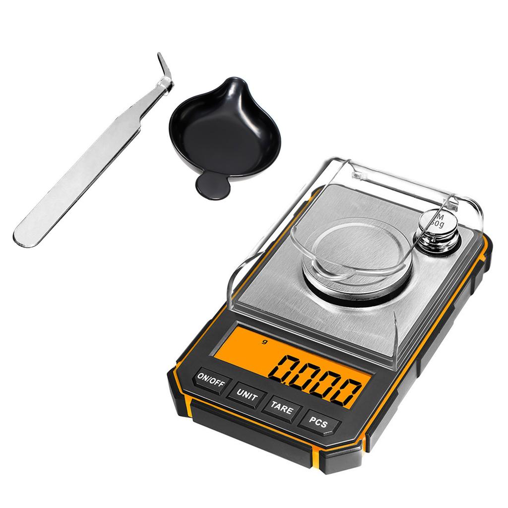 Portable Digital Pocket Scales 50g 0.001g for Gold Jewelry Grams Balance Weight Car Key Pocket Electronic Scales