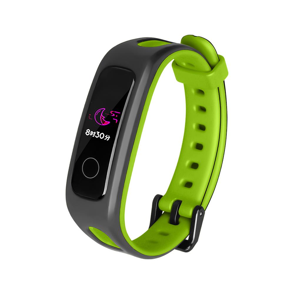 Dual Color Bracelet Colorful Soft Silicone Strap Watch Band Wrist Watchband Wristband